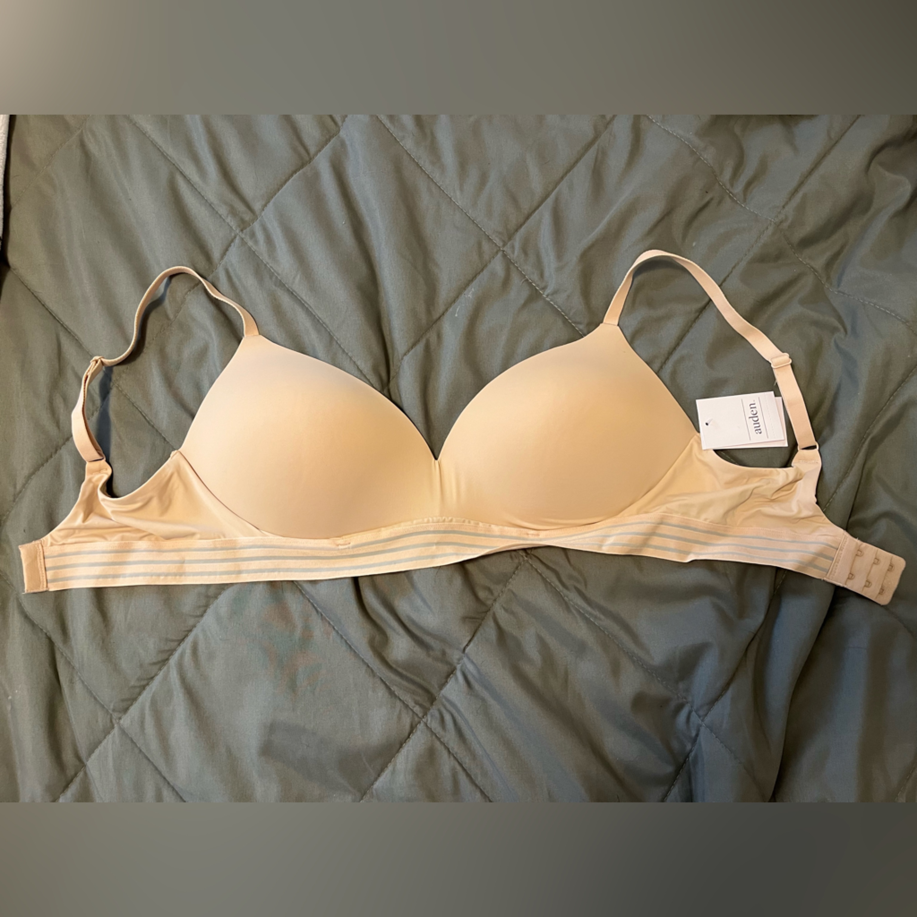 Auden Push-Up Wire Free Bra 34dd Nwt